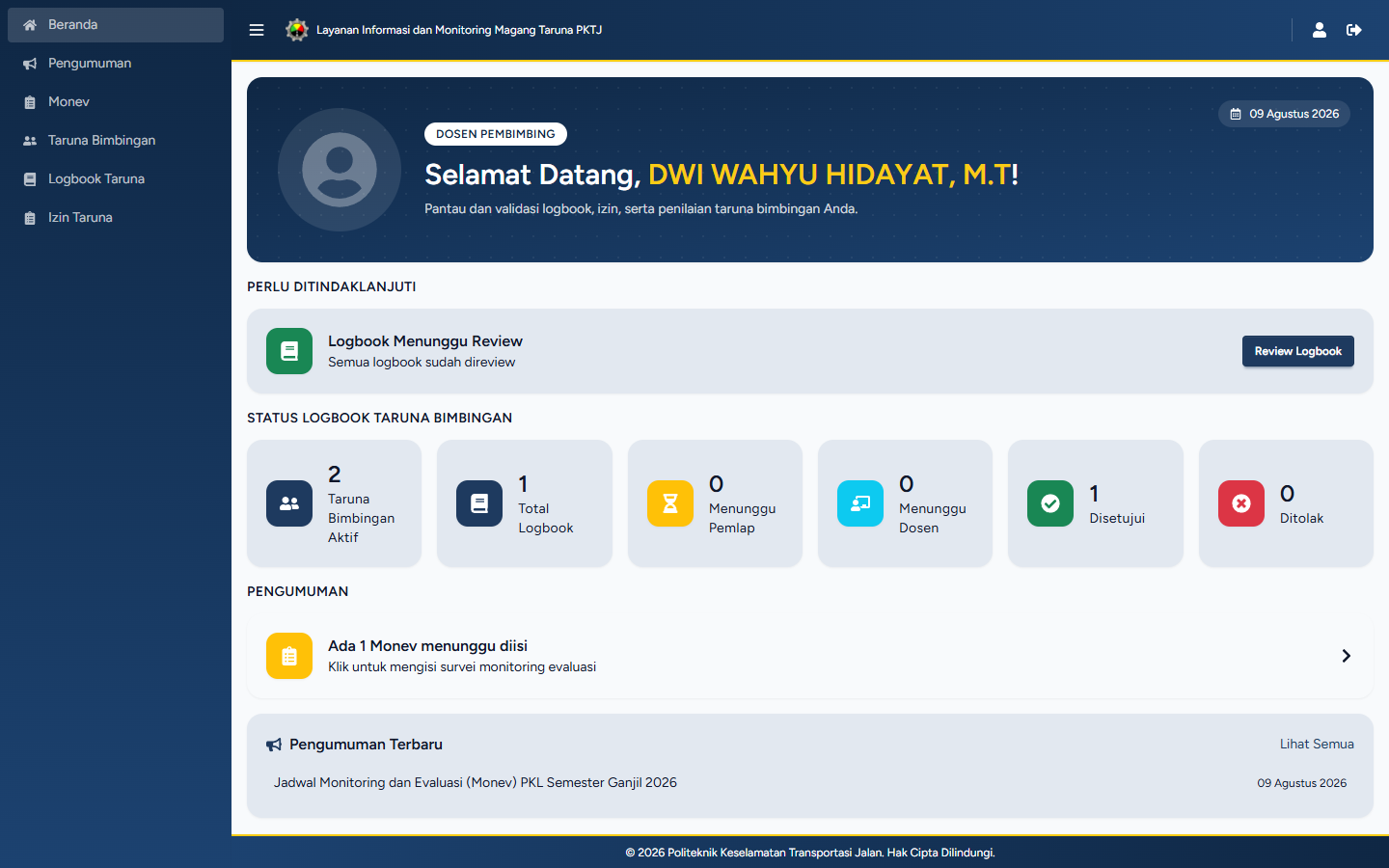 lintas-pktj-dosen-dashboard